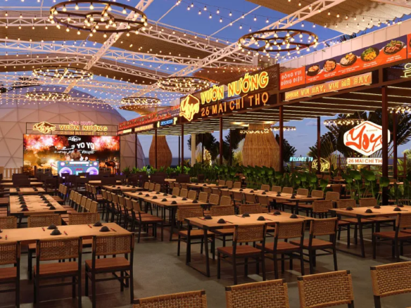 Yoyo Vườn Nướng Bình Khánh. Đặt bàn ngay 0938341562. yoyo vườn bình khánh